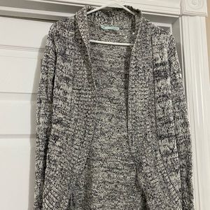 Black and white cardigan. Size XS
